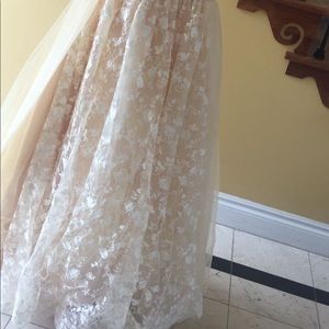 Creamy dress junior off-shoulder dress